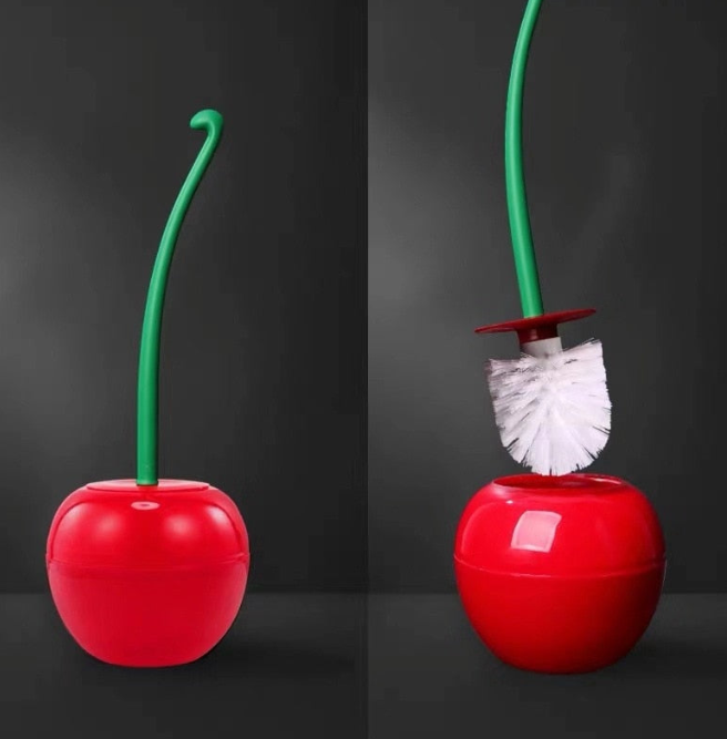 CherryClean™ | WC-Borstel – Voor Perfecte Schoonmaak in de Badkamer!